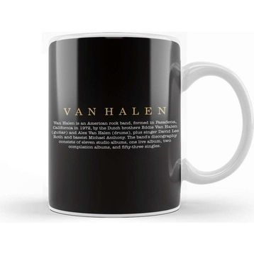 Baskı Dükkanı Van Halen Logo 01 Kupa Bardak