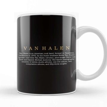 Baskı Dükkanı Van Halen Logo 01 Kupa Bardak