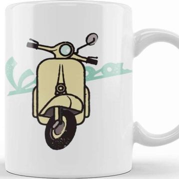 Baskı Dükkanı Vespa 02 Kupa Bardak