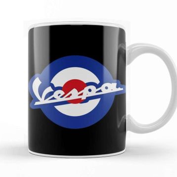 Baskı Dükkanı Vespa Mod Logo Kupa Bardak