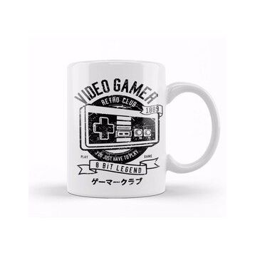 Baskı Dükkanı Video Gamer 8 Bit Kupa Bardak