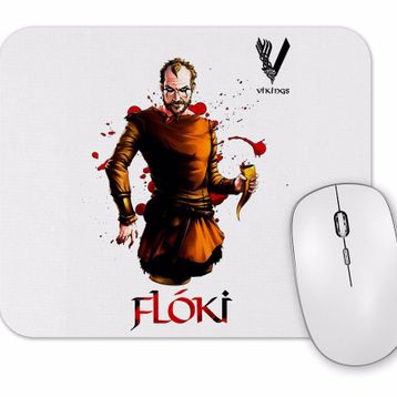 Baskı Dükkanı Vikings Floki Black Knight Mouse Pad