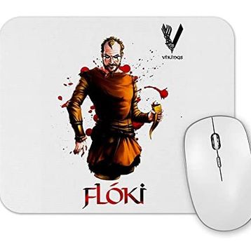 Baskı Dükkanı Vikings Floki Black Knight Mouse Pad