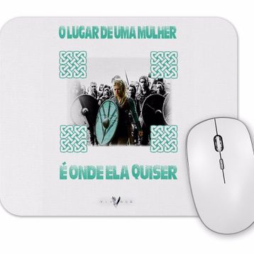 Baskı Dükkanı Vikings Lagertha Mouse Pad