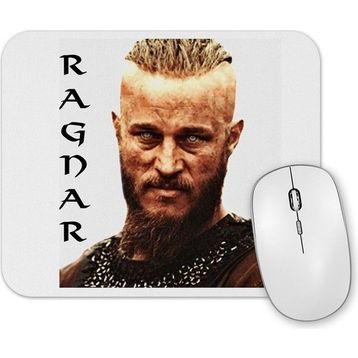Baskı Dükkanı Vikings Ragnar Mouse Pad