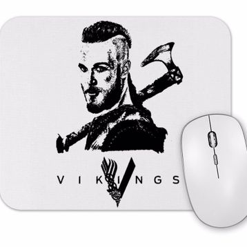 Baskı Dükkanı Vikings Ragnar Mouse Pad