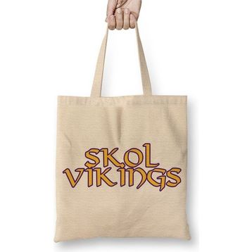 Baskı Dükkanı Vikings Skol Bez Çanta