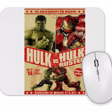 Baskı Dükkanı Vingadores Hulk Vs Hulk Buster Mouse Pad
