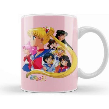 Baskı Dükkanı Vintage Sailor Moon Kupa