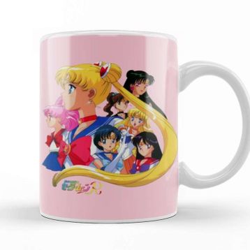 Baskı Dükkanı Vintage Sailor Moon Kupa