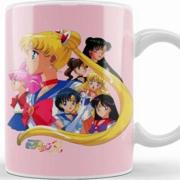 Baskı Dükkanı Vintage Sailor Moon Kupa