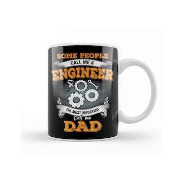 Baskı Dükkanı Vintage Some People Call Me A Engineer The Most Important Call Me Dad Kupa