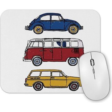 Baskı Dükkanı Vintage Volkswagen Mouse Pad