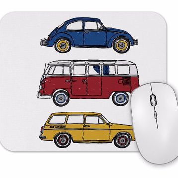 Baskı Dükkanı Vintage Volkswagen Mouse Pad