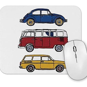 Baskı Dükkanı Vintage Volkswagen Mouse Pad