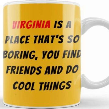 Baskı Dükkanı Virginia Qquote Kupa