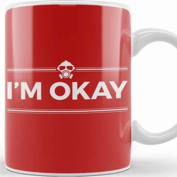 Baskı Dükkanı Virus I'm Okay Kupa