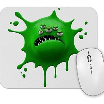 Baskı Dükkanı Virüs Mouse Pad