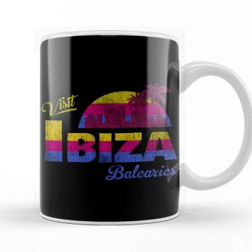 Baskı Dükkanı Visit Ibiza Sunset Kupa
