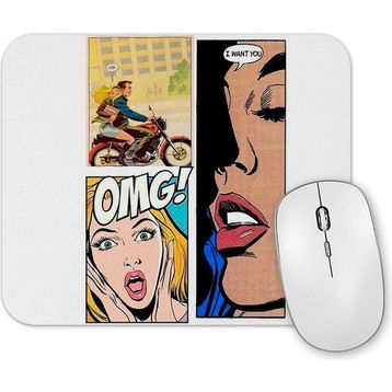 Baskı Dükkanı Vitage Omg Mouse Pad