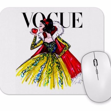 Baskı Dükkanı Vogue Princess Mouse Pad