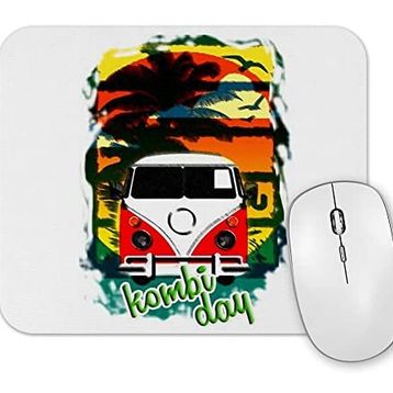 Baskı Dükkanı Volkswagen Kombi Day Mouse Pad