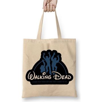 Baskı Dükkanı Walking Dead Bez Çanta