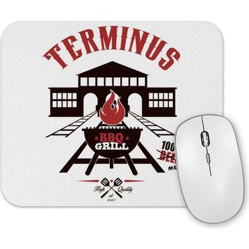 Baskı Dükkanı Walkıng Dead Terminus Bbq Grıll Mouse Pad