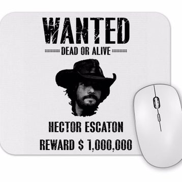 Baskı Dükkanı Wanted Hector Escaton Mouse Pad