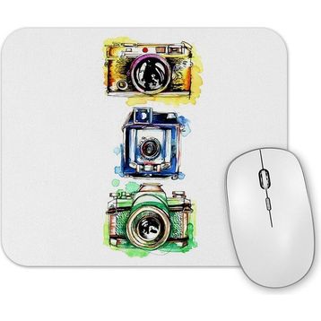 Baskı Dükkanı Watercolor Camera Mouse Pad