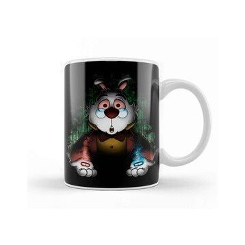Baskı Dükkanı White Rabbit Kupa Bardak