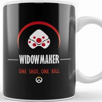 Baskı Dükkanı Widowmaker One Shot One Kill Overwatch Kupa Bardak