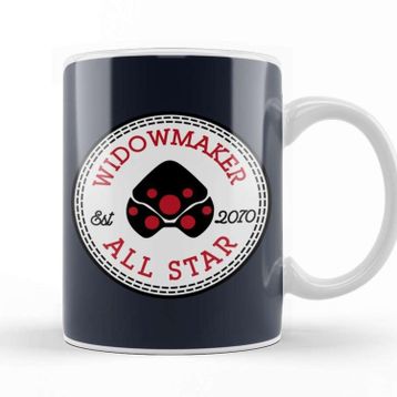 Baskı Dükkanı Widowmaker Overwatch All Star Converse Kupa Bardak