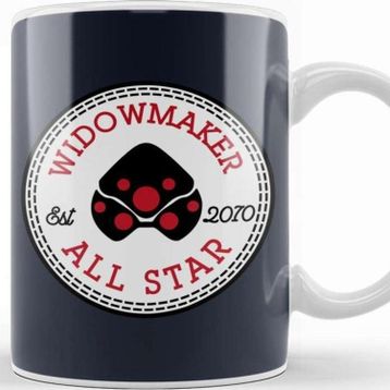 Baskı Dükkanı Widowmaker Overwatch All Star Converse Kupa Bardak