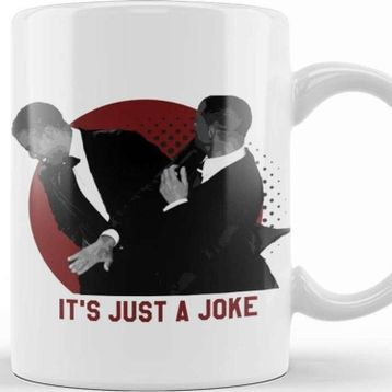 Baskı Dükkanı Will Smith It's Just A Joke Kupa Bardak