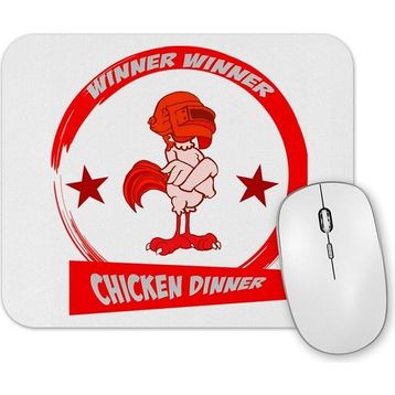 Baskı Dükkanı Winner Chicken Dinner Pubg Mouse Pad