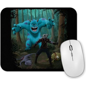 Baskı Dükkanı Witcher Killing Monsters Mouse Pad