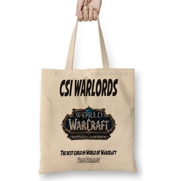 Baskı Dükkanı World of Warcraft Csi Warlords Bez Kadın Günlük Çanta