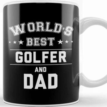 Baskı Dükkanı Worlds Best Golfer And Dad Kupa