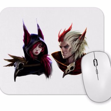 Baskı Dükkanı Xayah ve Rakan Mouse Pad