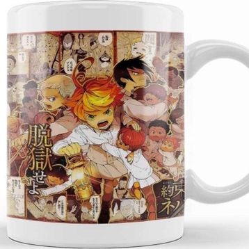 Baskı Dükkanı Yakuso No Neverland The Promised Neverland Anime Beyaz Porselen Kupa Bardak
