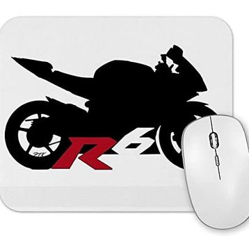 Baskı Dükkanı Yamaha R6 Silhouette Mouse Pad