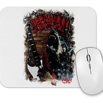 Baskı Dükkanı Yeah Rock And Roll Mouse Pad