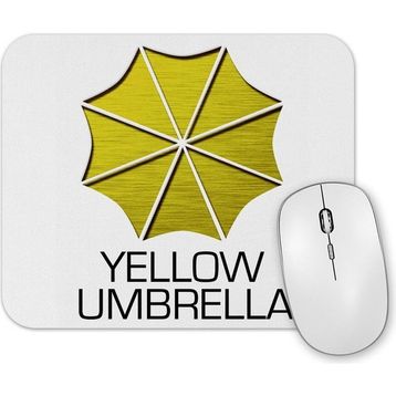 Baskı Dükkanı Yellow Umbrella Mouse Pad