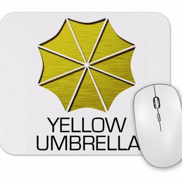 Baskı Dükkanı Yellow Umbrella Mouse Pad