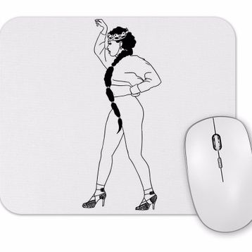 Baskı Dükkanı Yoda Traços Mouse Pad