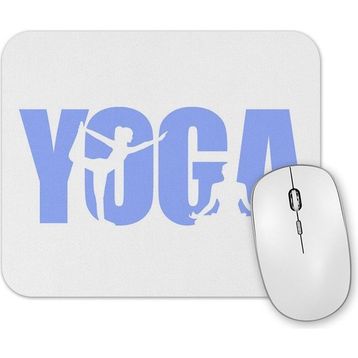 Baskı Dükkanı Yoga Logo Mouse Pad