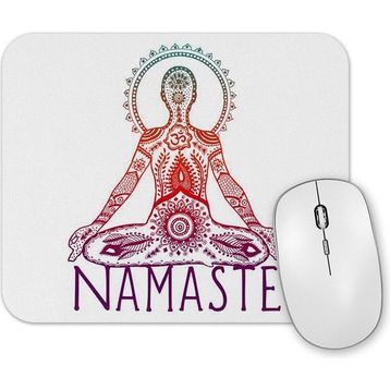 Baskı Dükkanı Yoga Namaste Mouse Pad