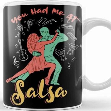 Baskı Dükkanı You Had Me At Salsa Dance Kupa