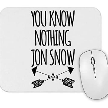Baskı Dükkanı You Know Nothing Jon Snow Mouse Pad